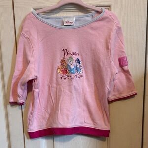 Vintage Disney Store Disney Princess Pink Long Sleeve Tee